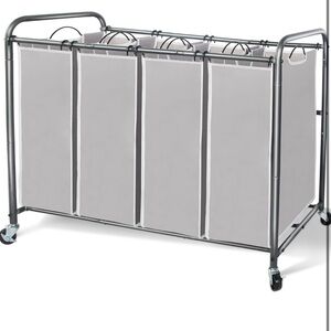 4pc Laundry Basket Set, Home Household Clothes Basket